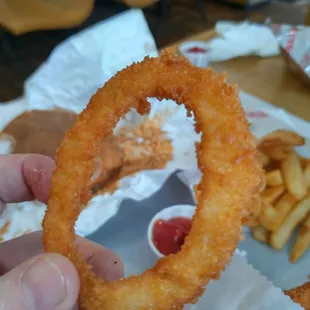 Crispy onion ring