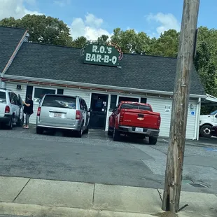 outside