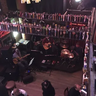 View of stage from second floor