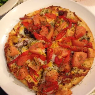 The Godfather Pizza! Yummy goodness!!