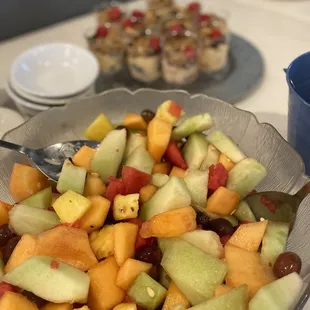 Fresh fruit was delicious!