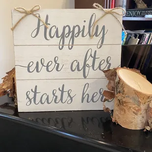 R Place added personal touches to match our theme.