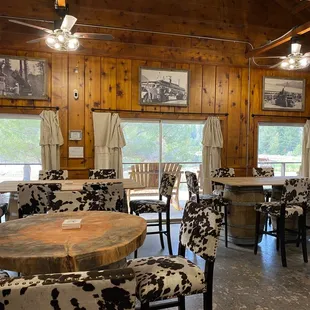 Lots of seating in the Restaurant / Saloon.
