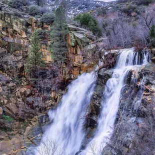 South Fork waterfall on the drive up to R-Ranch.