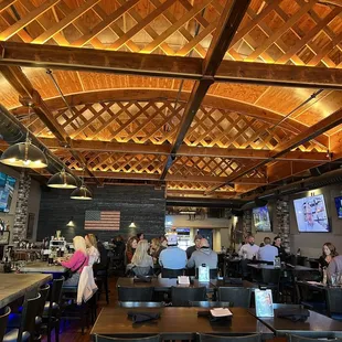 Main room- bar and dining room areas