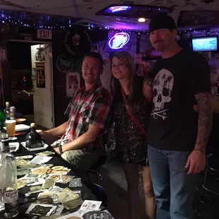 a group of people posing for a picture