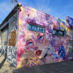 Wide Open Walls mural at the R St