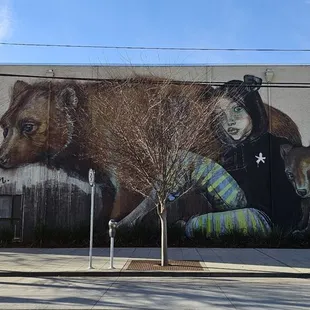 Wide Open Walls mural at the R St