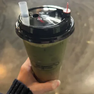 Matcha coffee