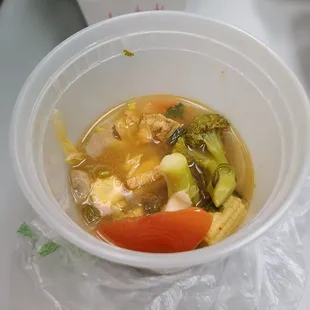 Where's the rest of my Tom Yum soup?