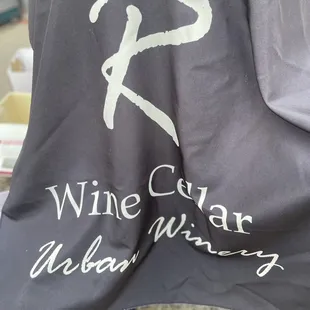 the back of a t - shirt