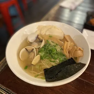 6. Yuzu Clam Shio Salt Ramen
