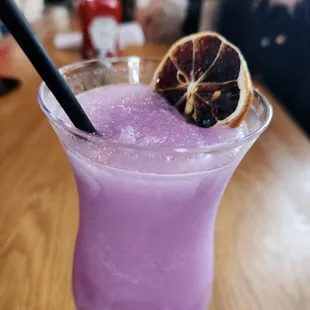 Blueberry elderberry slushie