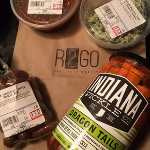 Some of the items I bought during my visit.