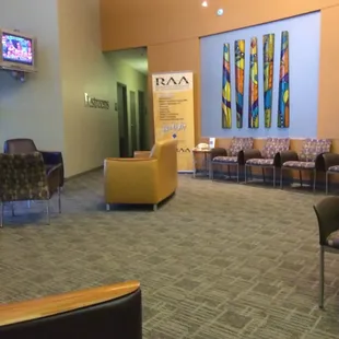 Front lobby is modern and clean reflecting their high efficiency!