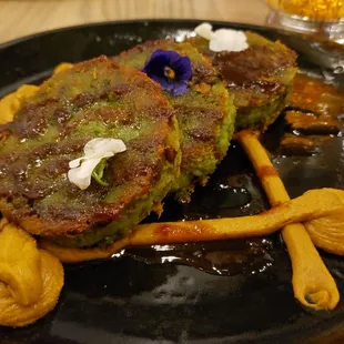 Hariyali tikki ($15), vegan by default. Decent, but not amazing.