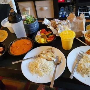 Our grubhub order. Everything was fantastic