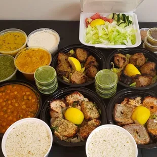 Grilled Salmon, Chicken &amp; Lamb with amazing Sides!