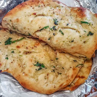 Garlic naan