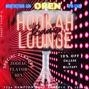 10% off for College Students &amp; Military.