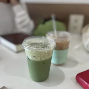 matcha w cream top! i miss their sea salt too :,(