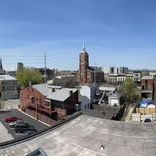 Panoramic view of downtown.