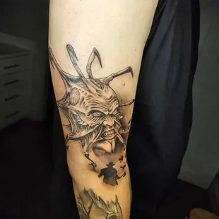 Jeepers creepers monster tattoo by Cynthia