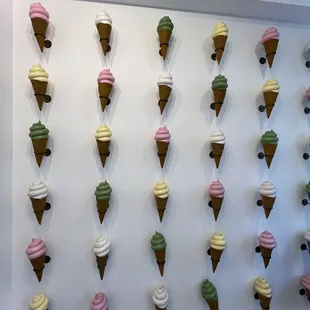 Ice cream wall!