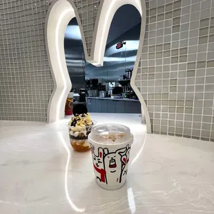 Oreo Oreo &amp; Taro latte