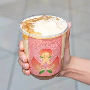 Momotaro Peach Calpico Smoothie