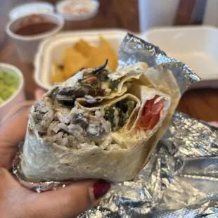 Veggie burrito