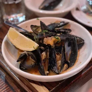 Steamed Mussels