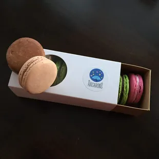 Assorted box of macarons