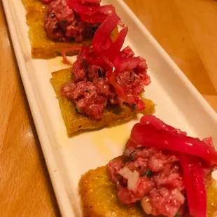 Beef tartare. The best I e ever had