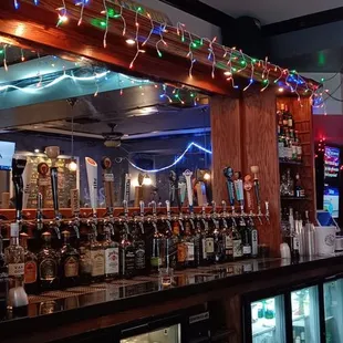 They have 20 beers on draft! This is the jewel of Racer's Cafe.