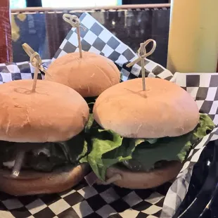 Hamburger sliders-- so good!