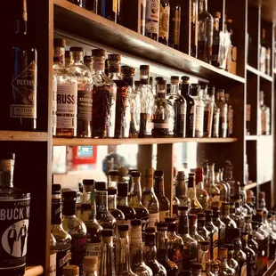 Over 100 Whiskey,Bourbons, and Scotch to choose from!