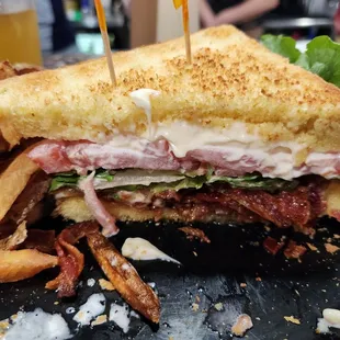 One if two BLT sandwiches on the menu