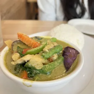 Green Curry with chicken