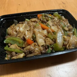 Pad Kea Mao (Beef, Thai Spicy level)