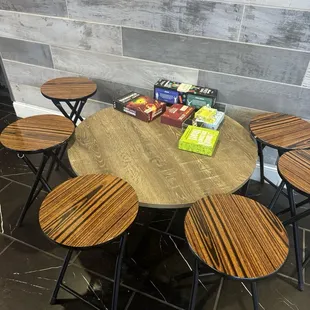 Games and little stools