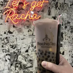 FRESH Taro Milk Tea, extra boba, lite ice - DELICIOUS!!!  (1/14/2023)