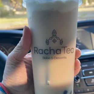 Oolong tea with boba and &quot;cheese foam&quot; must have!!