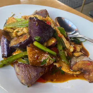 Angel Eggplant with chicken