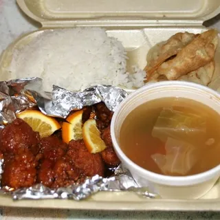 16. Orange Chicken Dinner Special