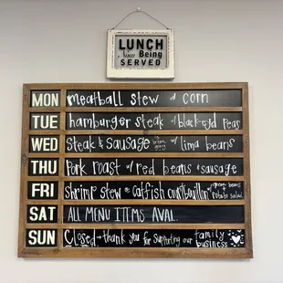 Lunch Specials