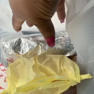 Mexican breakfast burrito