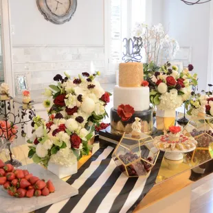 30th birthday dessert table