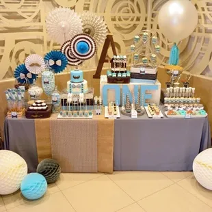 First Birthday Mustache Party