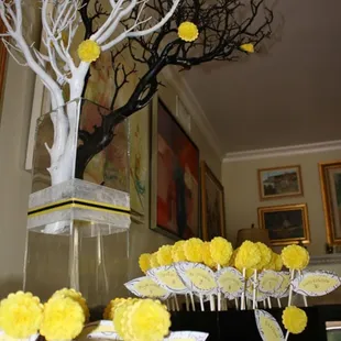 Bridal shower place cards...please take a flower